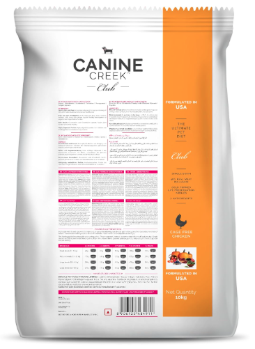Canine Creek Club Ultra Premium Dry Dog Food for All Life Stages, 10kg Pack