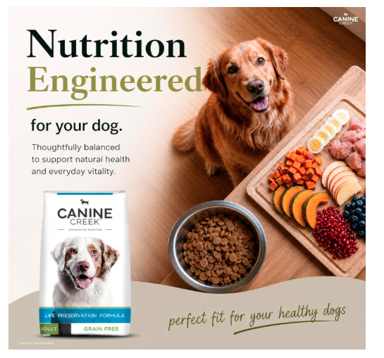 Canine Creek Ultra Premium Adult Dry Dog Food ,12.5+1Kg Total 13.5Kg Pack