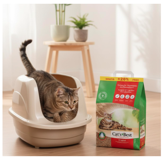 Cat's Best Oko Plus Clumping Cat Litter, 20 L