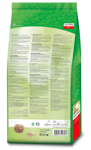 Cats Best OkoPlus Wood Based Clumping Cat Litter, Flushable, Dust Free, Hard Clumping Power and Odor Control