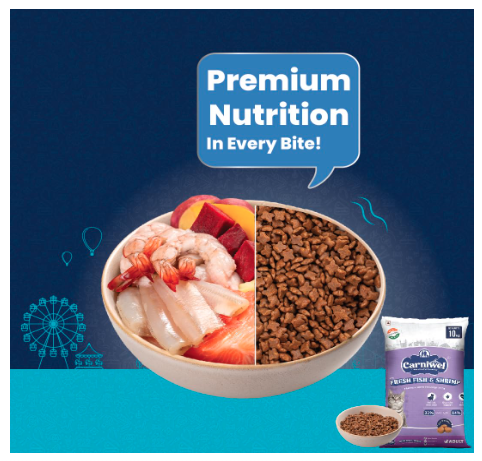Carniwel Fresh Fish & Shrimp Adult Dry Cat Food 10 Kg | Fresh & Natural Ingredients | Highly Palatable | Supports Healthy Skin & Glossy Coat