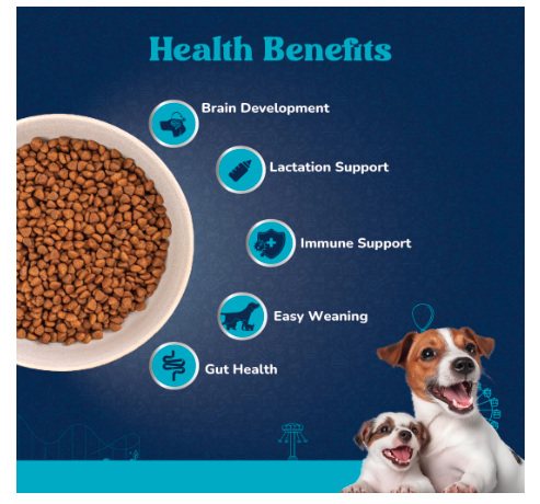 Carniwel Fresh Lamb Starter Dry Dog Food 400 gm | Natural Ingredients for Easy Weaning | GMO-Free | Highly Palatable | Immune & Lactation Support