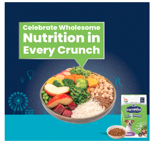 Carniwel Superfoods Adult Dry Dog Food 1Kg | 100% Vegetarian | Fresh & Natural Ingredients | Highly Palatable | GMO Free