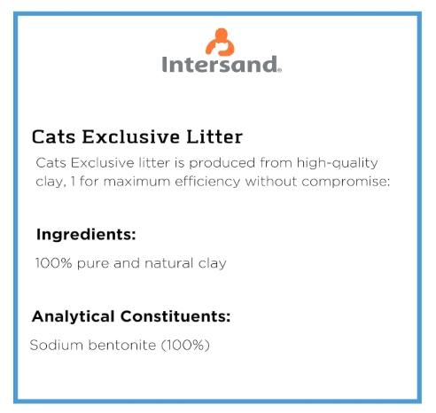 Cat Exclusive Unscented Premium Cat Litter – 18kg | 99.9% Dust-Free, Fragrance-Free Hard Clumping Bentonite for Sensitive Cats & Kittens