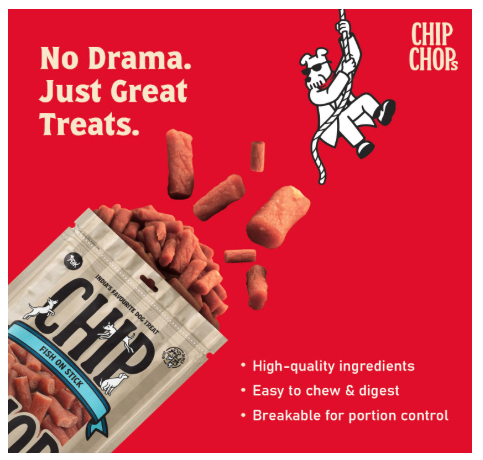 Chip Chops Chip Chops Fish On Stick Dog Snacks, 70 g Pack of 2, 70 g (Pack of 2)