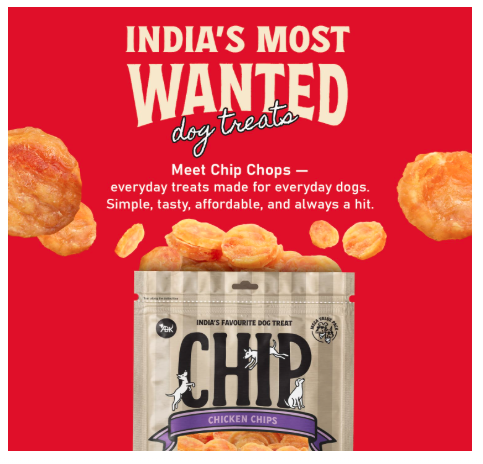 Chip Chops Chicken Chips Coins Dog Treats High Protein Dog Treats for Training & Reward, Healthy Low Fat Dog Snacks 250g Pack