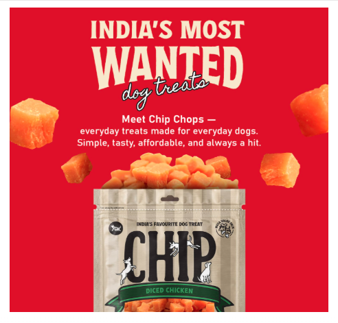 Chip Chops Diced Chicken Dog Treats 250g | High Protein Dog Treats for Training & Rewards | Healthy Chicken Dog Snacks
