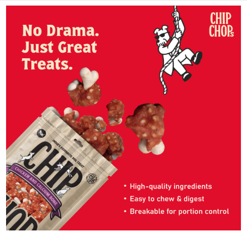 Chip Chops Chicken & Calcium Bone Dog Treat, Easily Digestible, Healthy Dog Treat, Perfect for Snacks Each 70gm (Pack of 2)