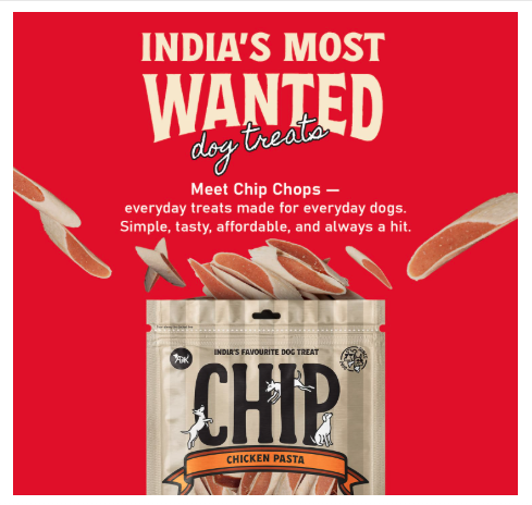 Chip Chops Chicken Pasta Dog Treats, Highly Nutritional & Digestible Snacks for Training and Rewards, Suitable for All Dog Breeds, 70g