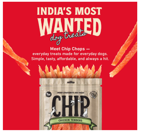 Chip Chops Chicken Tenders Dog Treats 250g, High Protein Low Fat Dog Snacks, Healthy Training Reward Treats for Dogs, Soft & Chewy Chicken Dog Treats