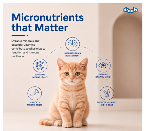 Drools Kitten Dry Cat Food 4kg Pack (3kg + 1kg food Free Inside) | Ocean Fish Flavour | Promotes Optimum Growth Controls Urinary Ph