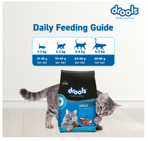 Drools Tuna & Salmon Dry Adult Cat Food, 7kg