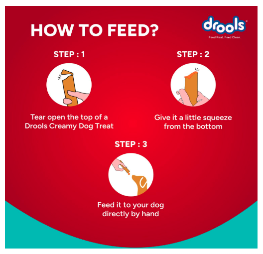 Drools All Life Stages Dog Treats Creamy 5 Sticks Tasty & Nutritious Snack for All Breeds (15g x5) 75g | Chicken & Pumpkin Flavour