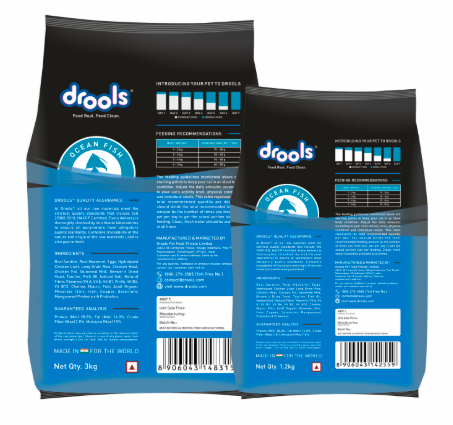 Drools Adult Dry Cat Food 3kg with 1.2kg, Total 4.2 kg Pack | Ocean Fish Flavour | Supports Vision | Promotes Cardiac Health | Enhances Skin & Coat