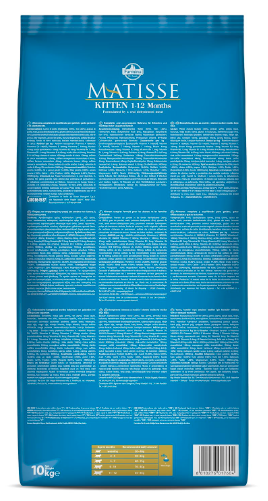 Farmina Matisse Kitten Food | Complete & Balanced Nutrition | for Kittens (1-12 Months) | Supports Healthy Growth & Brain Development | 10kg