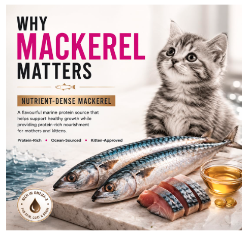 Grain Zero Ocean Fish, Sardine and Mackerel Adult Dry Cat Food 7kg | No Grain Formula, Gluten & GMO-Free | 48% Fresh Fish Inclusion