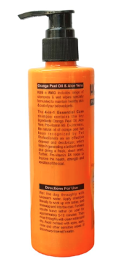 Hug n Wag Professional 4-in-1 Dog Shampoo | Cleanser, Conditioner, Moisturizer, & Deodorizer | Orange Peel Oil & Pro-Vitamin B5 | 500ml | Pack of 1