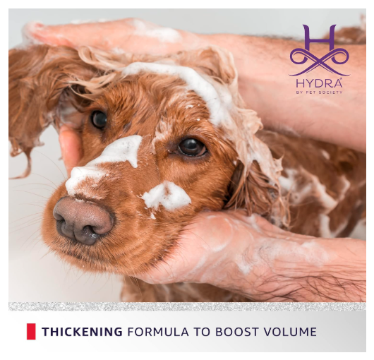 Hydra Groomer’s Volumizing Shampoo for Dogs & Cats – 1 Litre | Keratin & Wheat Protein Formula | Easy Rinsing, Fast Drying, pH Balanced
