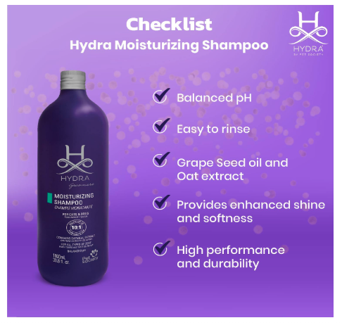 Hydra Premium Pet Shampoo for Dogs and Cats |Enhances Coats Ability to Absorb Moisture