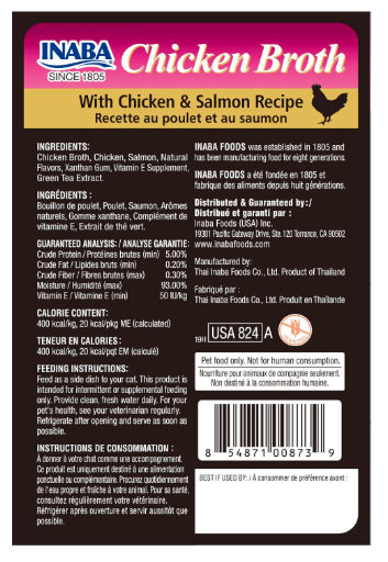 Inaba Chicken with Salmon 50g /Per Pc
