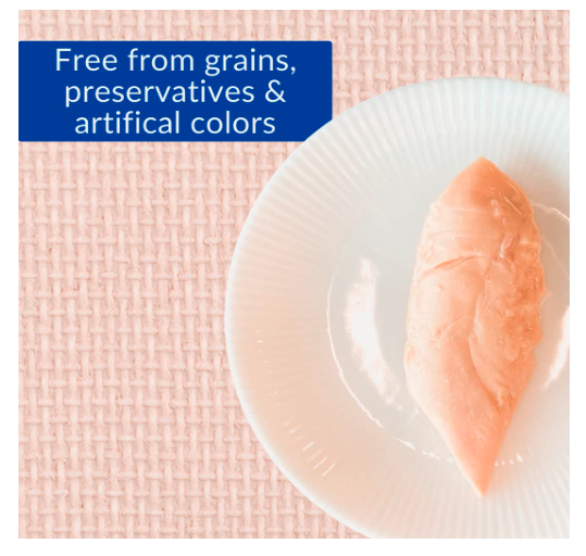 Inaba Grilled Chicken Fillet in Crab Broth (Pack of 6, 25 Grams per pack), All Life Stages, Flake