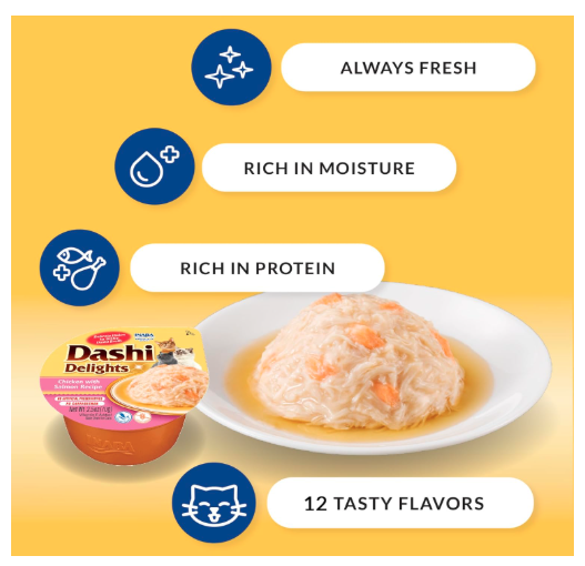 Inaba Dashi Delights Chicken with Tuna Recipe 70g