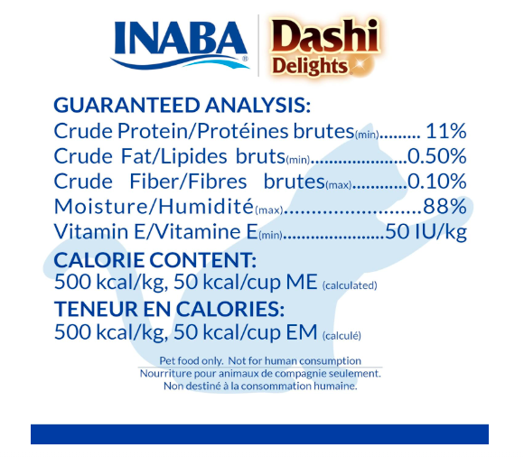 Inaba Dashi Delights Chicken with Tuna Recipe 70g