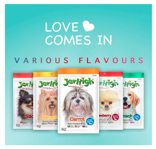 JerHigh Chicken with Pumpkin Recipe Dog Treat 500g - Real Meat (Newly Launched) Exclusively Sold by DogsNCats, All Life Stages, Pellet
