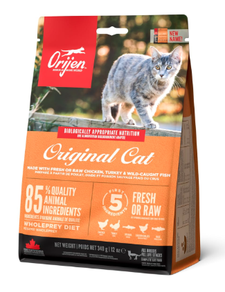 Orijen Original Cat, Grain Free Dry Cat Food for All Life Stages, with WholePrey Ingredients, 5.4 Kg