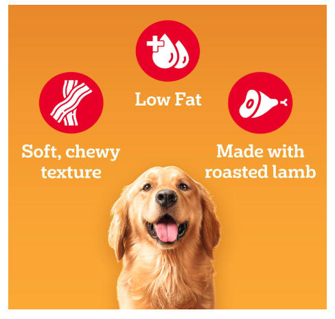 Pedigree Tasty Jerky Dog Treat, Chicken Flavour, 70 g x 12, Jerky-Style Treats for Bonding, Low-Fat and Rich-Protein* Dog Treat