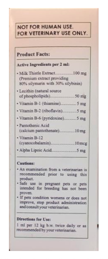 Unomarin Syrup - Supports Normal Liver Function for Dogs & Cats - 120ml