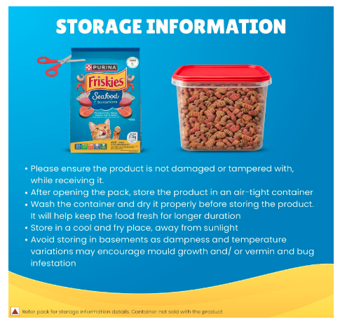 Purina Friskies Seafood Sensations Adult Dry Cat Food, 6kg, Contains Tuna, Salmon, Snapper, Crab & Shrimp Flavours