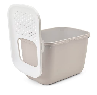 Savic Hop in Modern Cat Litter Tray, Mocca