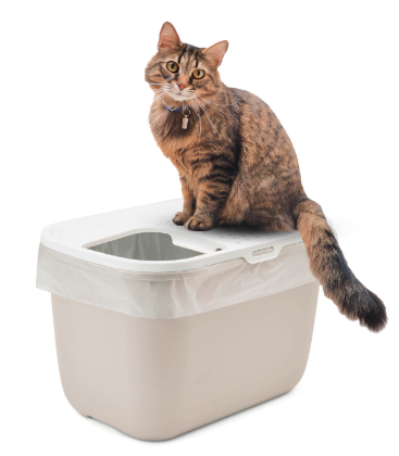 Savic Hop in Modern Cat Litter Tray, Mocca