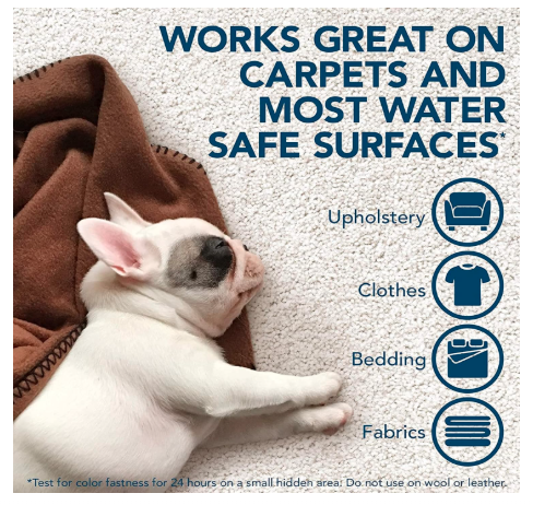 Simple Solution Dog Extreme Stain & Odour Remover, 3X Cleaning Power, Eliminates Tough Set in Stains & Odors, 1L