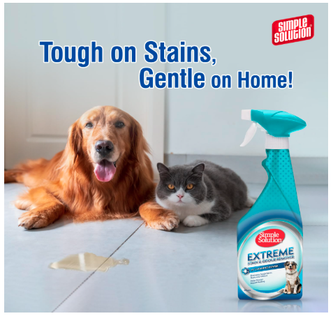 Simple Solution Dog Extreme Stain & Odour Remover,3X Cleaning Power,Eliminates Tough Set In Stains & Odour  500 Ml