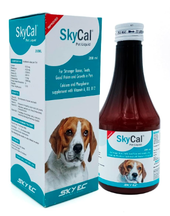 SKY EC Combo Pack of SKYCAL and PETUP PRO Syrup 200ml