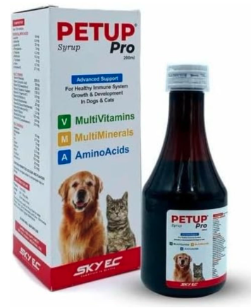 SKY EC Combo Pack of SKYCAL and PETUP PRO Syrup 200ml