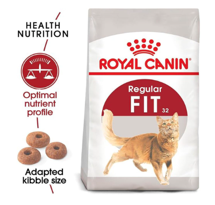 Royal Canin Fit 32 Regular Powder Adult Cat Food, Dry Food, Supports Weight Management & Optimal Nutrient Profile,2 Kg