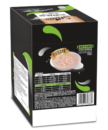 Sheba Melty Spoons Lickable Creamy Cat Treats, Creamy Chicken & Chicken Shreds, 40g X 8 Packs, Smooth Texture, Innovative Spoon Format