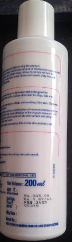 Virbac animal health Episoothe - Soothing Shampoo for Dogs, Cats and Horses,200 Ml