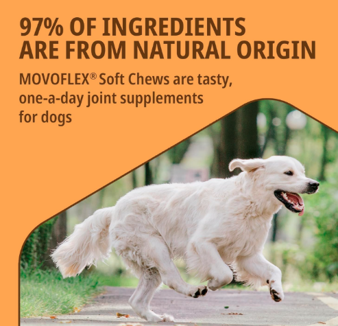 Virbac MOVOFLEX Joint Supplement for Large Dogs of (Above 35 kg)|| (30 Chews)