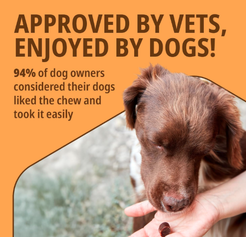 Virbac MOVOFLEX Joint Supplement for Large Dogs of (Above 35 kg)|| (30 Chews)