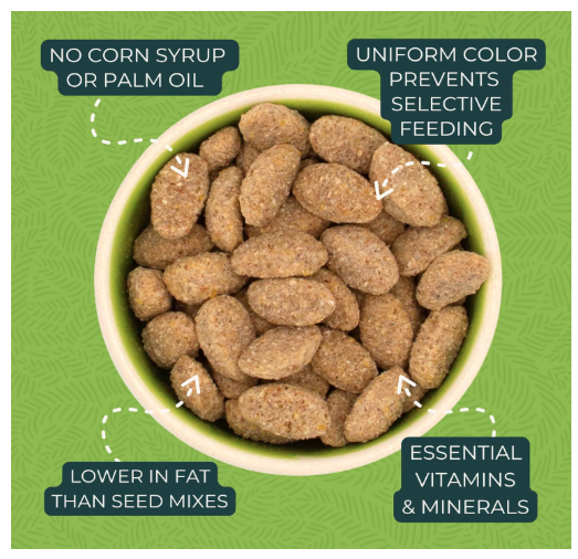 Zupreem Natural for Large Birds (1.3 Kg, Multicolor)