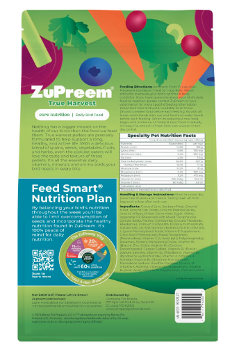 Zupreem Natural for Large Birds (1.3 Kg, Multicolor)