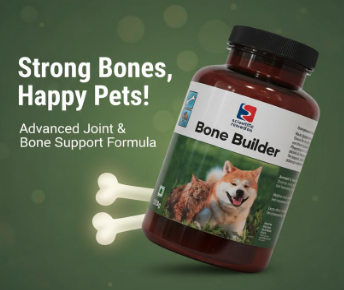 ZOOOP SR Bone Builder Calcium Phosphorus Supplement, for Growing Puppies and Kittens | Strong Bone and Teeths | Hip Dysplacia Dogs 250g