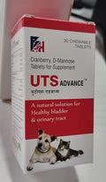 UTS ADVANCE Chewable Tablets (30 Tablets) Urinary Supplement For Dogs & Cats
