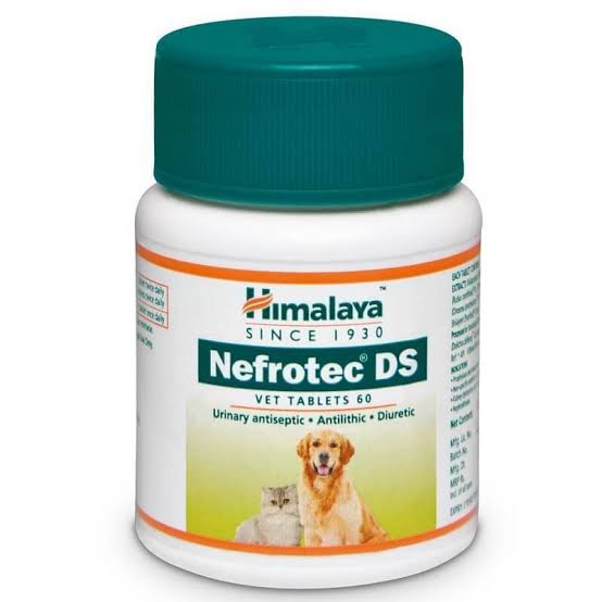 Himalaya Nefrotec DS Vet Tablets (60 tablets) Ayurvedic Renal Tonic For Dogs & Cats