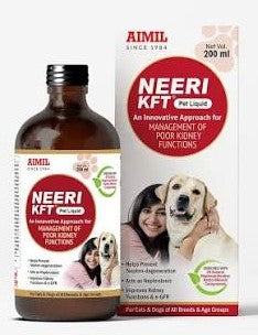 AIMIL Neeri KFT Pet Liquid (200ml) Kidney Support Supplement for Dogs & Cats