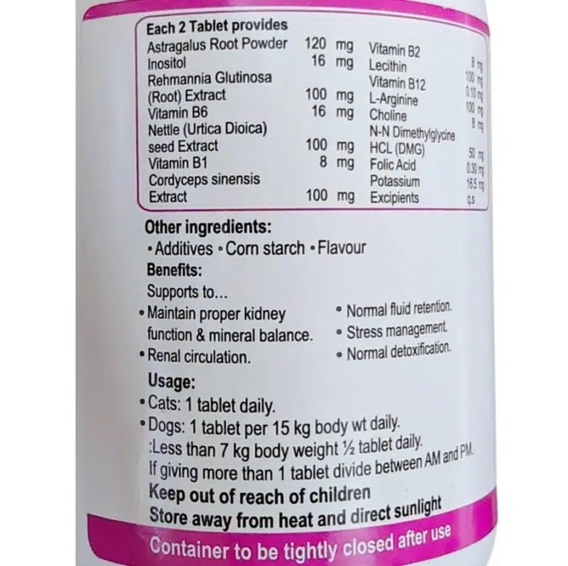 Venky’s Venal Essential (50 Tablets) Renal Support Supplement for Dogs & Cats